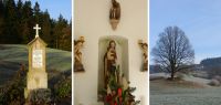 49 leichter frost erlaubt es weglos durch die heimatlichen fluren zu wandern -unterholzen -hllgrub - landasberg